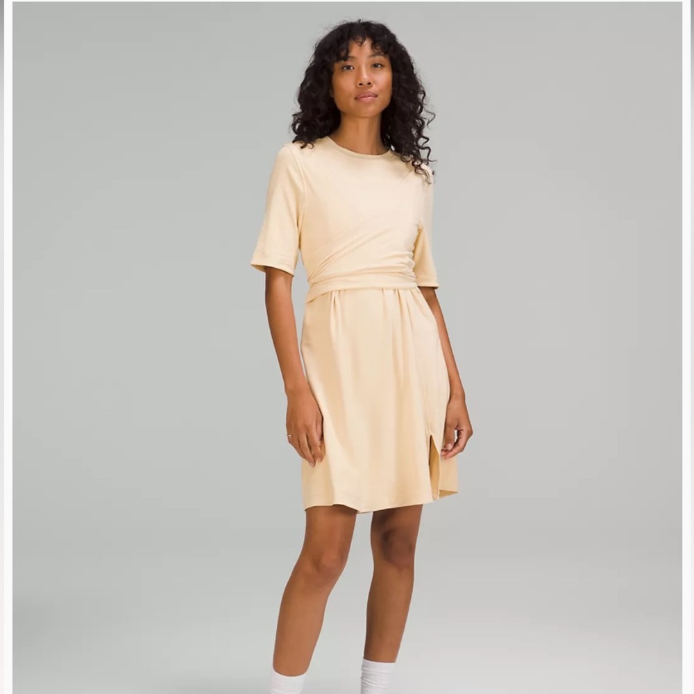 Lululemon Wrap Dress in Prosecco